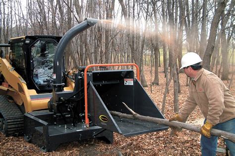 skid steer chipper shredder|chipper attachment for skid steer.